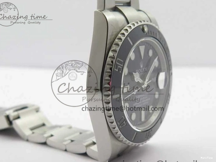 MiroTime 0109 Comfortable Submariner 116610 LN Black Ceramic ARF 1:1 Best Edition 904L SS Case and Bracelet A2824 V 3218